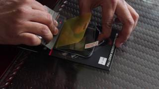 Exxplore Yellow Full Cover Screen Protector Application Video screenshot 5