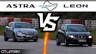 Opel Astra GTC 1.6 16v vs Seat Leon 1.9 tdi Pist Kapışması | Kim geçer? | @otomobildunyam34