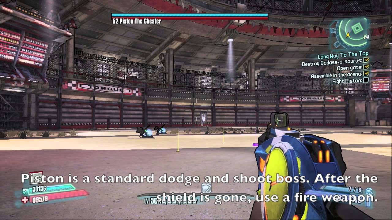 Borderlands 2 Badassasaurus Rex & Piston the Cheater (Final Boss