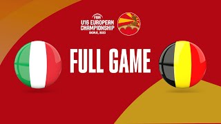 Italy v Belgium | Full Basketball Game