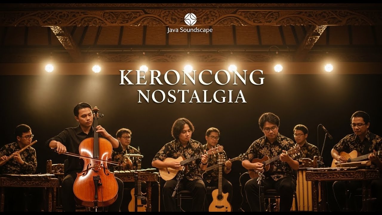 Keroncong Santai Menatap Awan | Vokal Menemani Langit Biru & Bentuk yang Berubah & Jiwa yang Bebas