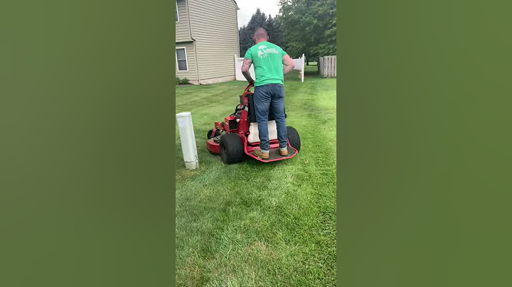 Mowing With The Toro Grandstand 52” with EzChute Attachment
