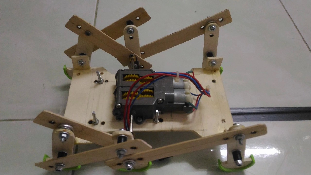Present six legs robot - YouTube