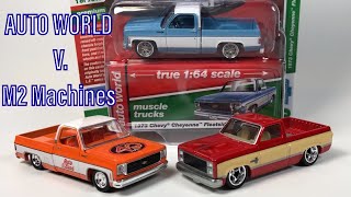 Comparing Auto World and M2 Square body Chevy Trucks