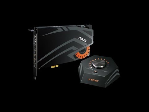 ASUS Strix Raid DLX Sound Card Unboxing and Overview