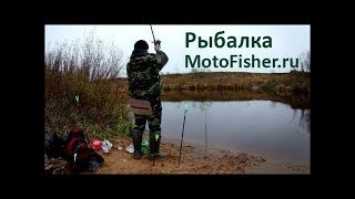 Рыбалка р. Лучоса в ноябре 2107. Ловля леща. Фидер.