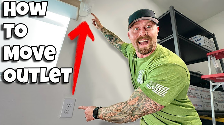 How To Move An Outlet Up The Wall | Full How To