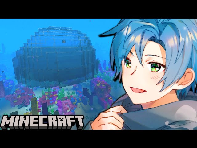 ⚠️ Underwater Home Construction ⚠️ 【🟩MINECRAFT🟫】 【20】のサムネイル