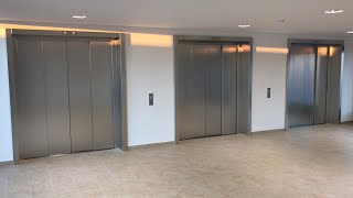 Brand new 2019 OSMA Aufzüge Elevators at car park, Breuningerland, Ludwigsburg