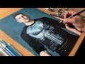 Drawing The Punisher (Jon Bernthal) - Timelapse | Artology