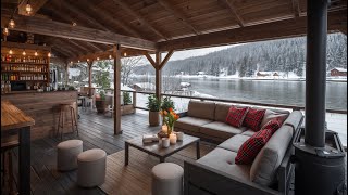 Warm Tranquil February Morning ☕ Soft Snow &amp; Smooth Jazz Music for