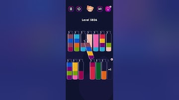 Get Color Level 5836 #watersortpuzzle #colorgames #watersortgame #watersort