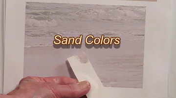 Wie malt man am besten Sand?