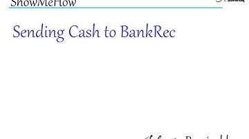 Adagio Receivables -  Sending Cash to BankRec