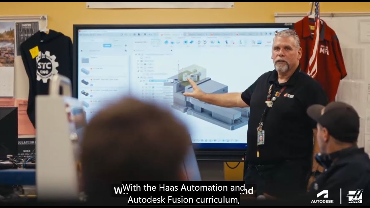 Haas/Autodesk Fusion - Teacher Help #3 CAD, CAM & CNC - YouTube