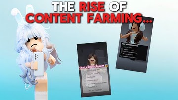 the RISE of CONTENT FARMING… || roblox rant 2025