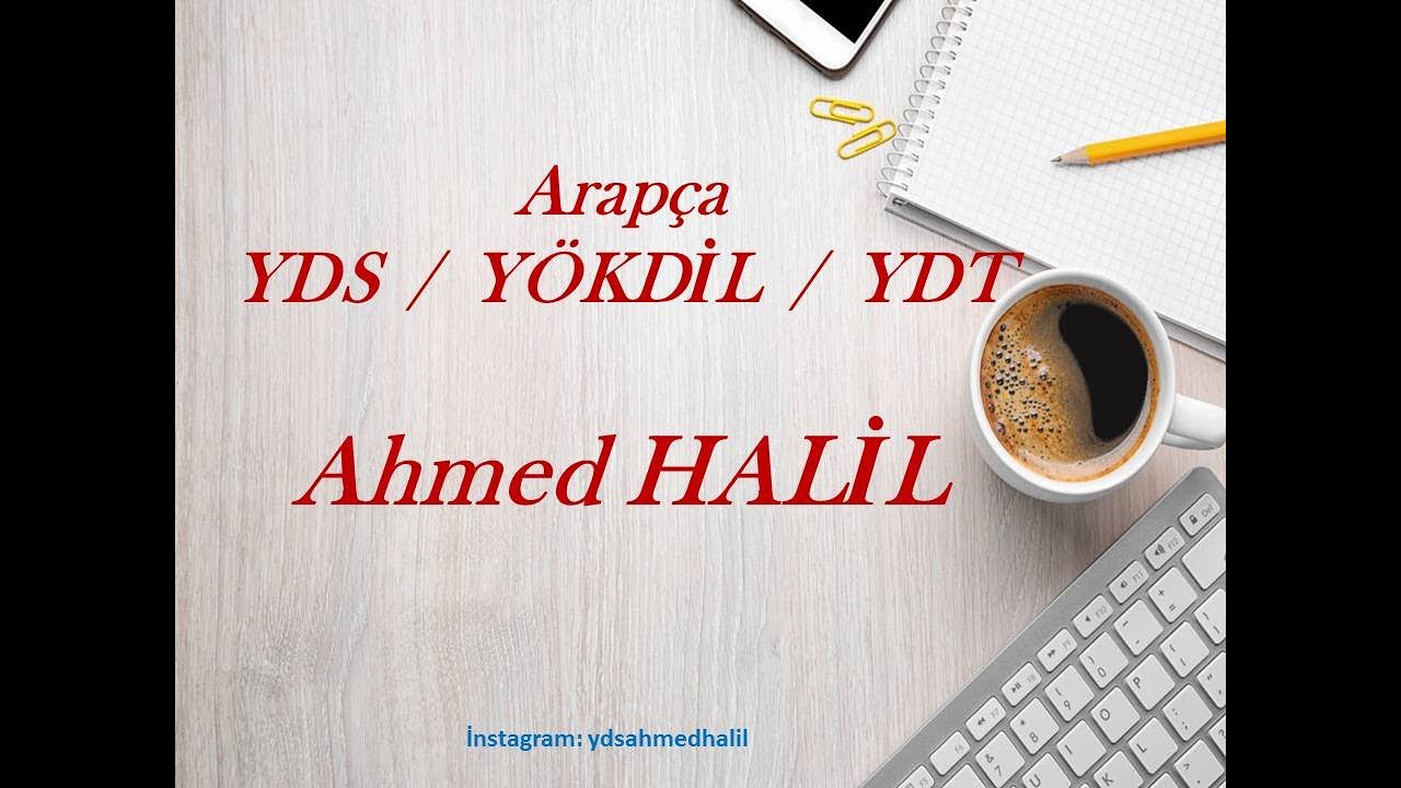 YDS Arapça - Ahmed HALİL. İlk 26 soru (Sıfat)