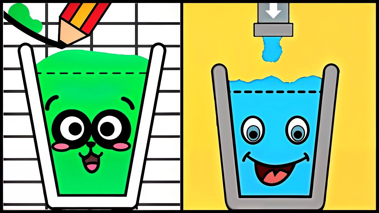 Happy Glass VS Smiling Glass - All Levels SpeedRun ep 1