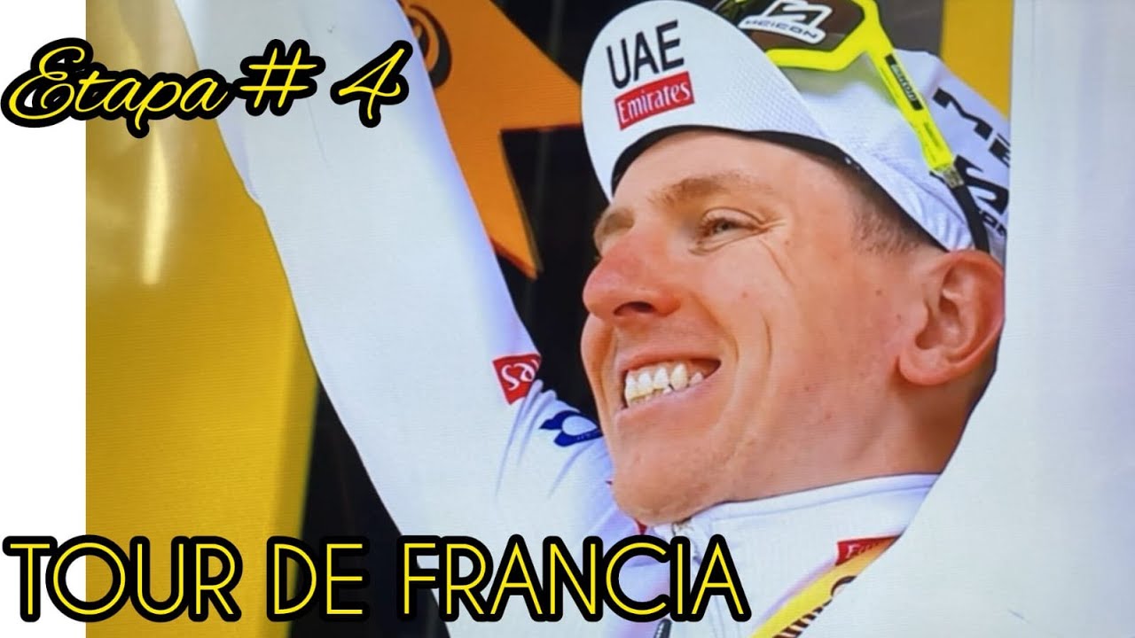 TOUR DE FRANCIA ETAPA 4 EN VIVO 2024 BERNAL CARAPAZ BUITRAGO YouTube
