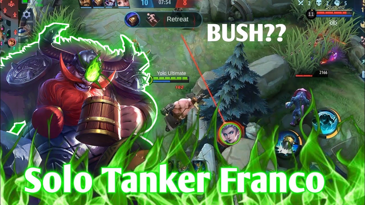 Franco The Best Solo Tanker | Franco Hook Montage 2021 | Mobile Legends