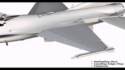 F-16: Rigging and Animation Test - Refueling Port / Leading Edge Flap / Flaperon