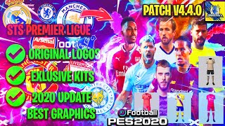 PES 2020 Mobile PREMIER LEAGUE Patch V4.4.0 full licensed 😱 Logos and Kits UPDATE Best Graphics !!