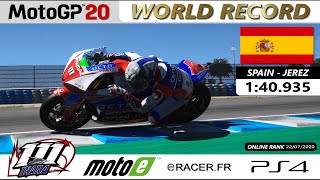 MotoGP 20 - MotoE | Jerez | 1:40.935 - World Record | PS4 | 1080p Hotlap [22/07/20] iNAra2K Spain