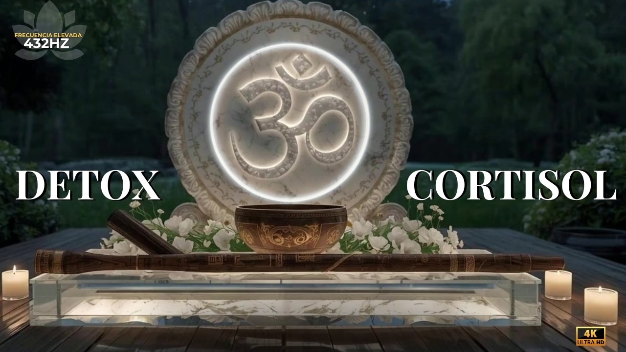 432Hz Elimina Todo el Estrés y Ansiedad | Baja el Cortisol y Calma tu ...