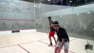 19-Finals-Brownell [USA] v Dussourd [FRA] US Jr Open Squash 2014