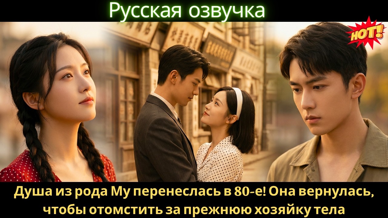 Душа из рода Му перенеслась в 80 е! Она вернулась, чтобы отомстить за прежнюю хозяйку тела #Китайска