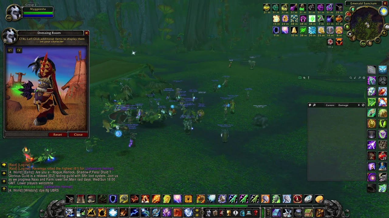 Emerald Sanctum Hard Mode Turtle WoW #1 SpeLL CliCkEr