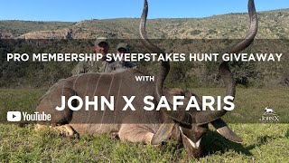 Pro Membership Sweepstakes Hunt Giveaway with John X Safaris