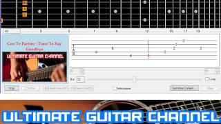 Video thumbnail of "[Guitar Solo Tab] Con Te Partiro - Time To Say Goodbye (Andrea Bocelli And Sarah Brightman)"