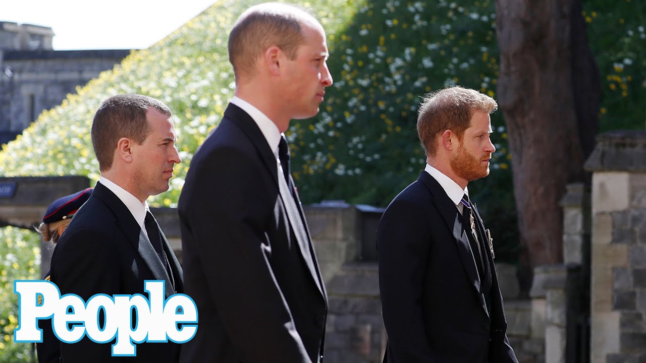 Prince Harry & Prince William 'Drifted to Each Other' at Prince Philip