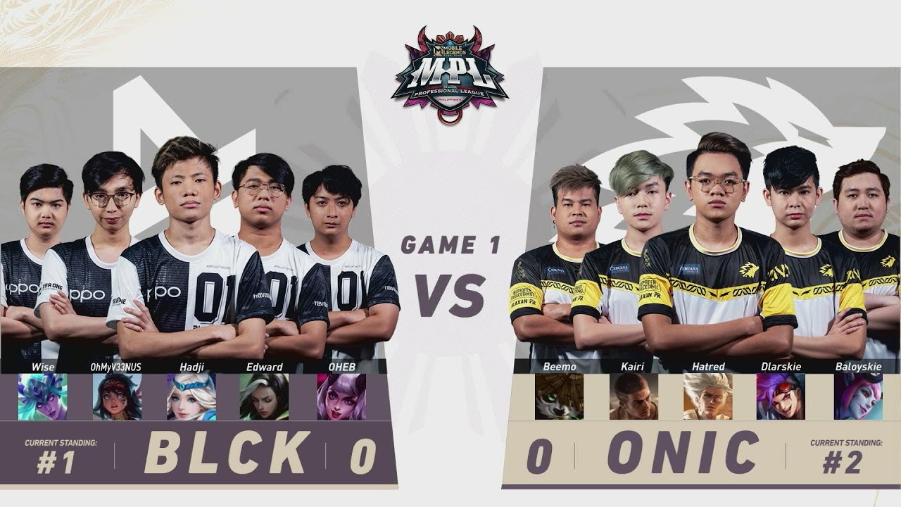 MPL-PH S8 W6D3 BLCK VS ONIC Game 1