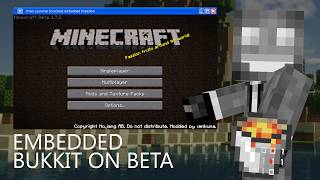 I merged beta Minecraft with Bukkit...