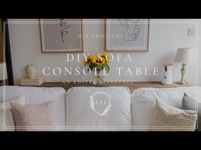 Diy Sofa Console Table Under 100