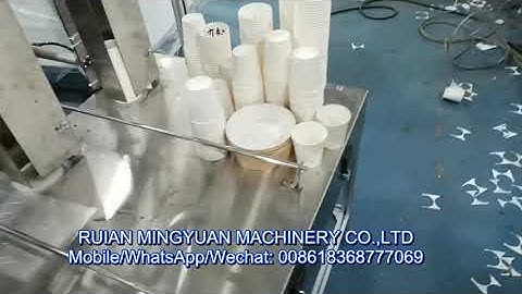 Intelligent model ultrasonic  paper cup machine speed 75-85 pcs/min with 3 head counting system