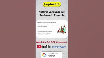 Natural Language API Real-World Example 🍔 | ZippyBite App | Google Cloud #implovate #gcp#googlecloud