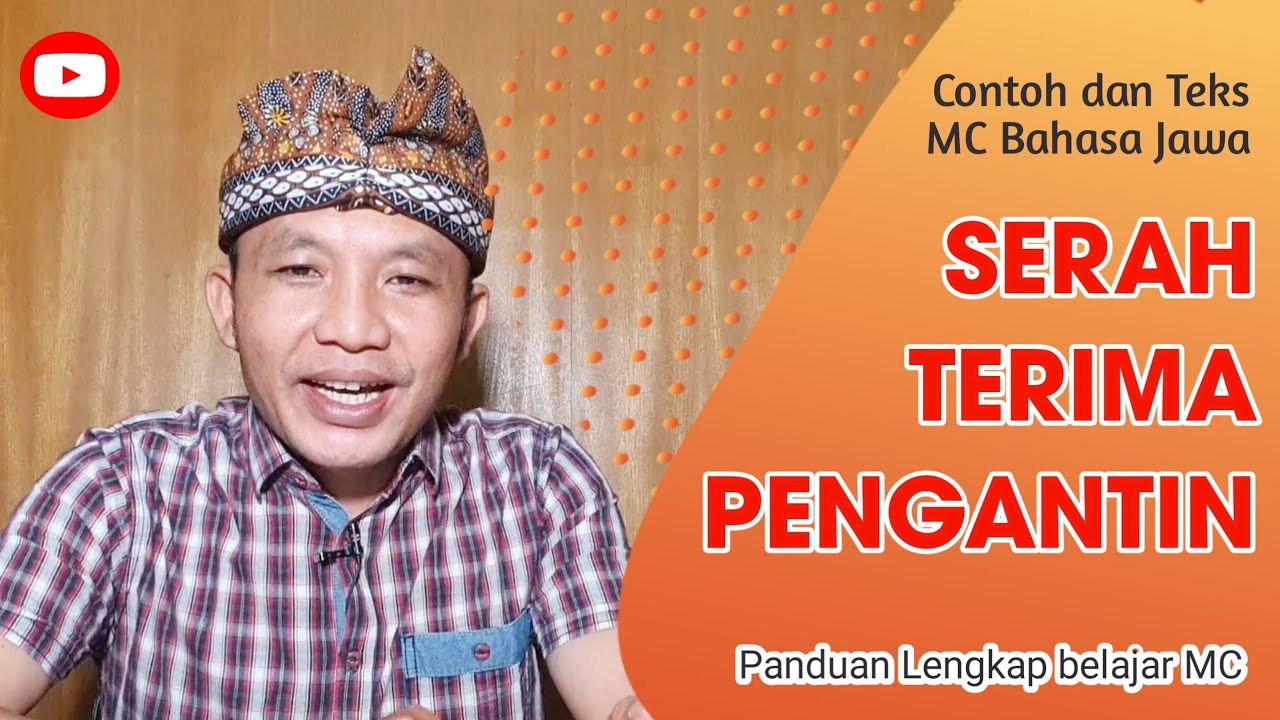 34+ Contoh Teks Mc Bahasa Jawa Formal yang baik dan benar