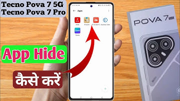 tecno pova 7 5g app hide setting, tecno pova 7 5g me app hide kaise kare, how to hide apps in tecno
