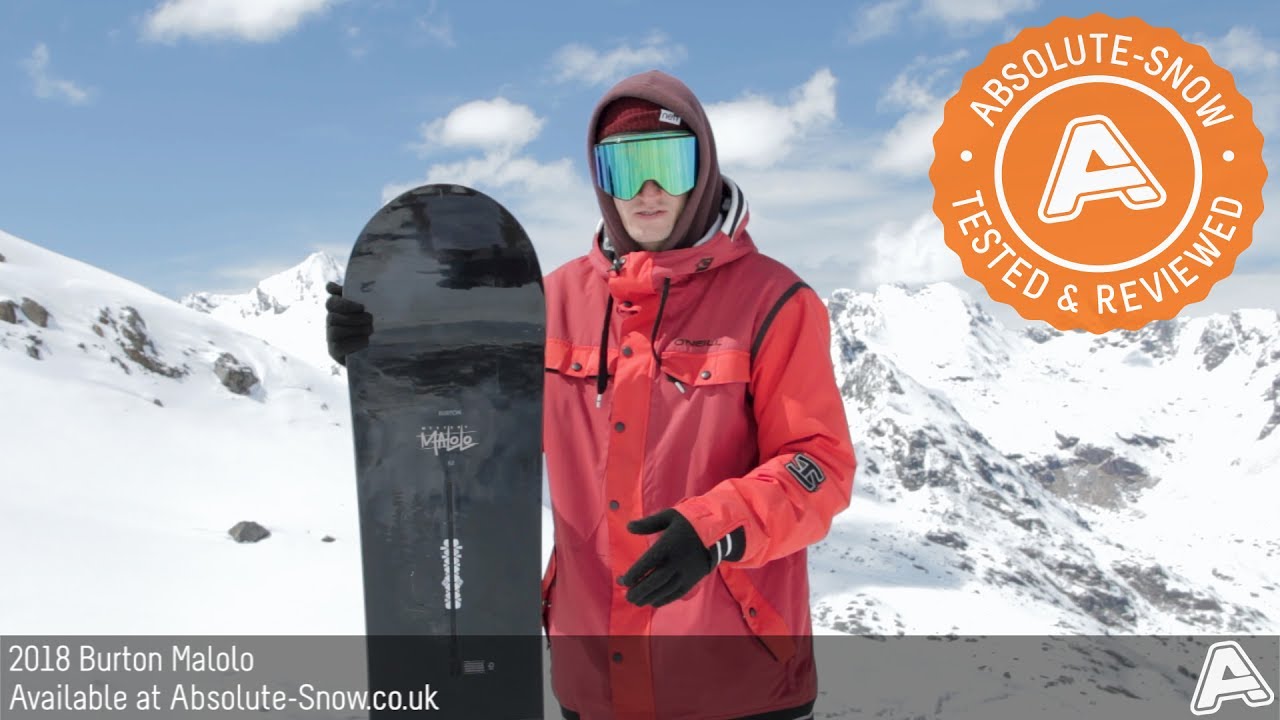 2017 / 2018 | Burton Mystery Malolo Snowboard | Video Review - YouTube