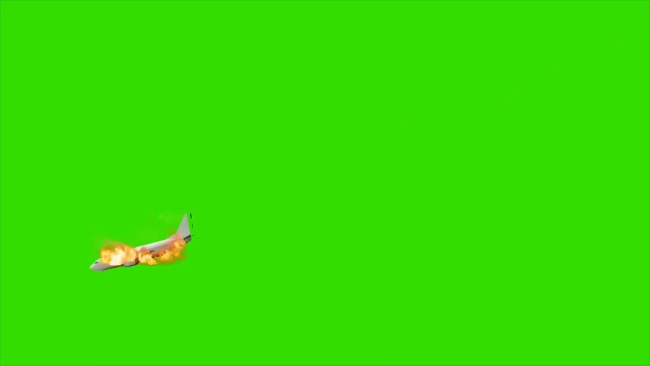 Plane Crash Green Screen YouTube