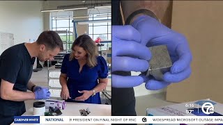 U-M grad's startup at Newlab combines aerospace, art, and mathematics
