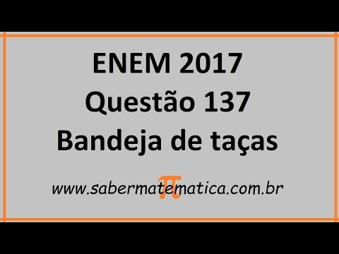 QUESTÃO COMENTADA ENEM 2017 - Q137 - CIRCUNFERÊNCIA E ÁREAS