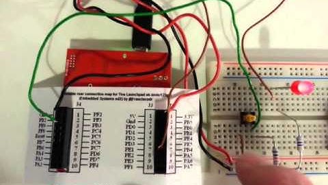 Testing board on Lab 8 "SwitchLEDinterface" for EdX Embedded Systems course