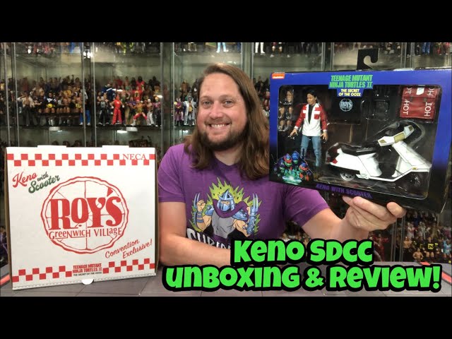 Keno/Scooter NECA Teenage Mutant Ninja Turtles 2 Unboxing & Review