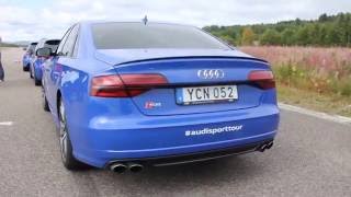 2016 Audi S8 Plus 605Ps Sound, Inboard, Acceleration, Handling Course, Walkaround