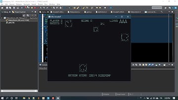 Meteor Storm: Asteroids Game clone, collision study - Part1