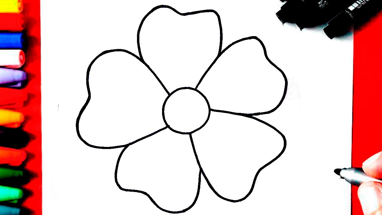 Como Desenhar Flores em 10 MINUTOS! (4 passos FÁCEIS)